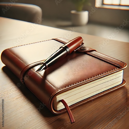 notebook and pen
