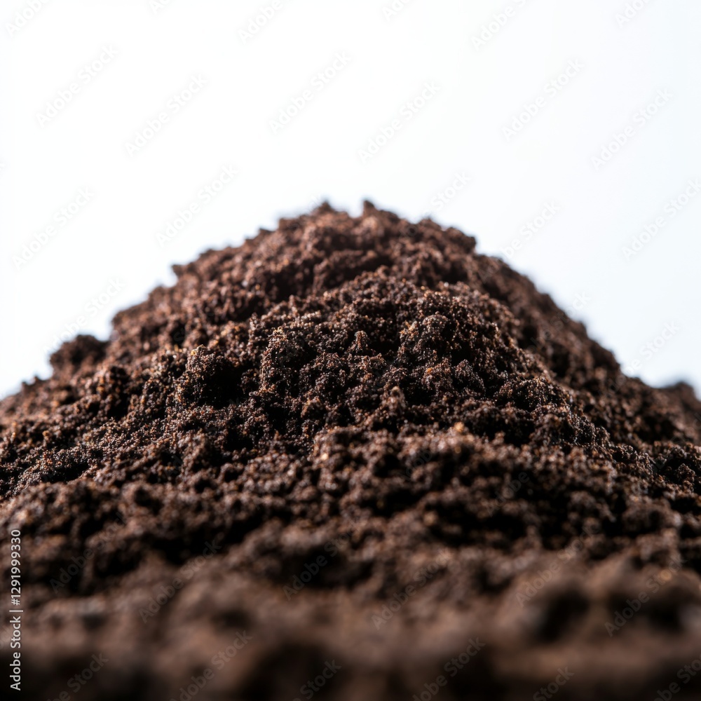 a mound of rich dark soil a mound of rich dark soil