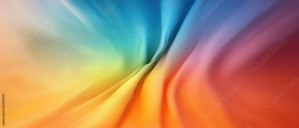 Obraz premium Colorful abstract background with blurred effect and soft gradients for design and creative projects