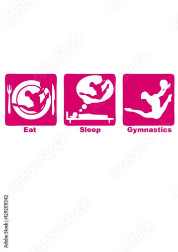 gymnastique rythmique grs eat sleep play ballon