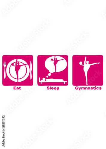 gymnastique rythmique grs eat sleep play ballon