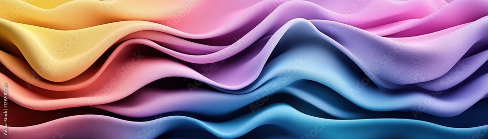 Fototapeta premium Abstract background featuring wavy lines and flowing patterns in vibrant colors and textures