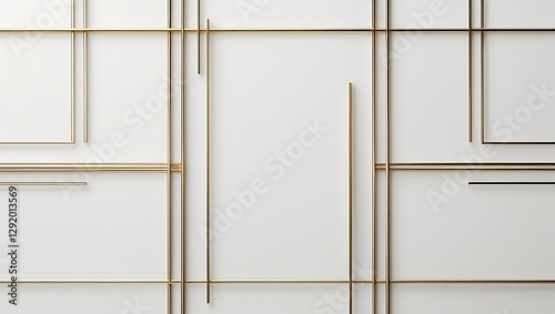 A refined white background framed by thin metallic gold lines, combining simplicity with luxury for business cards, invitations, or executive branding.
