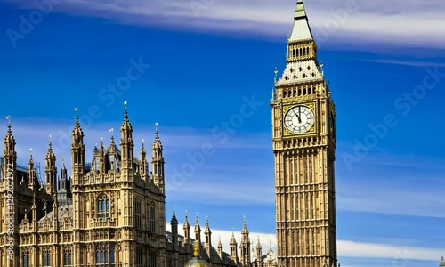 Big Ben and Houses of Parliament view 