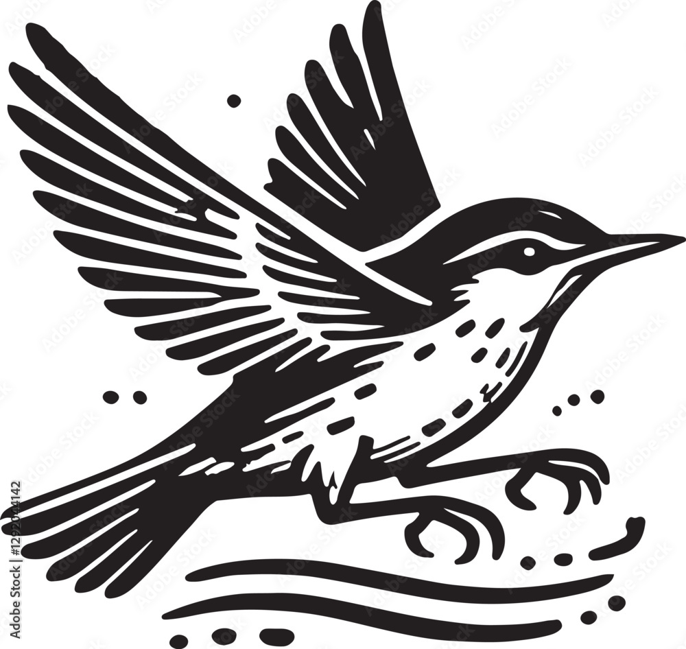 Fototapeta premium vector illustration of an eagle