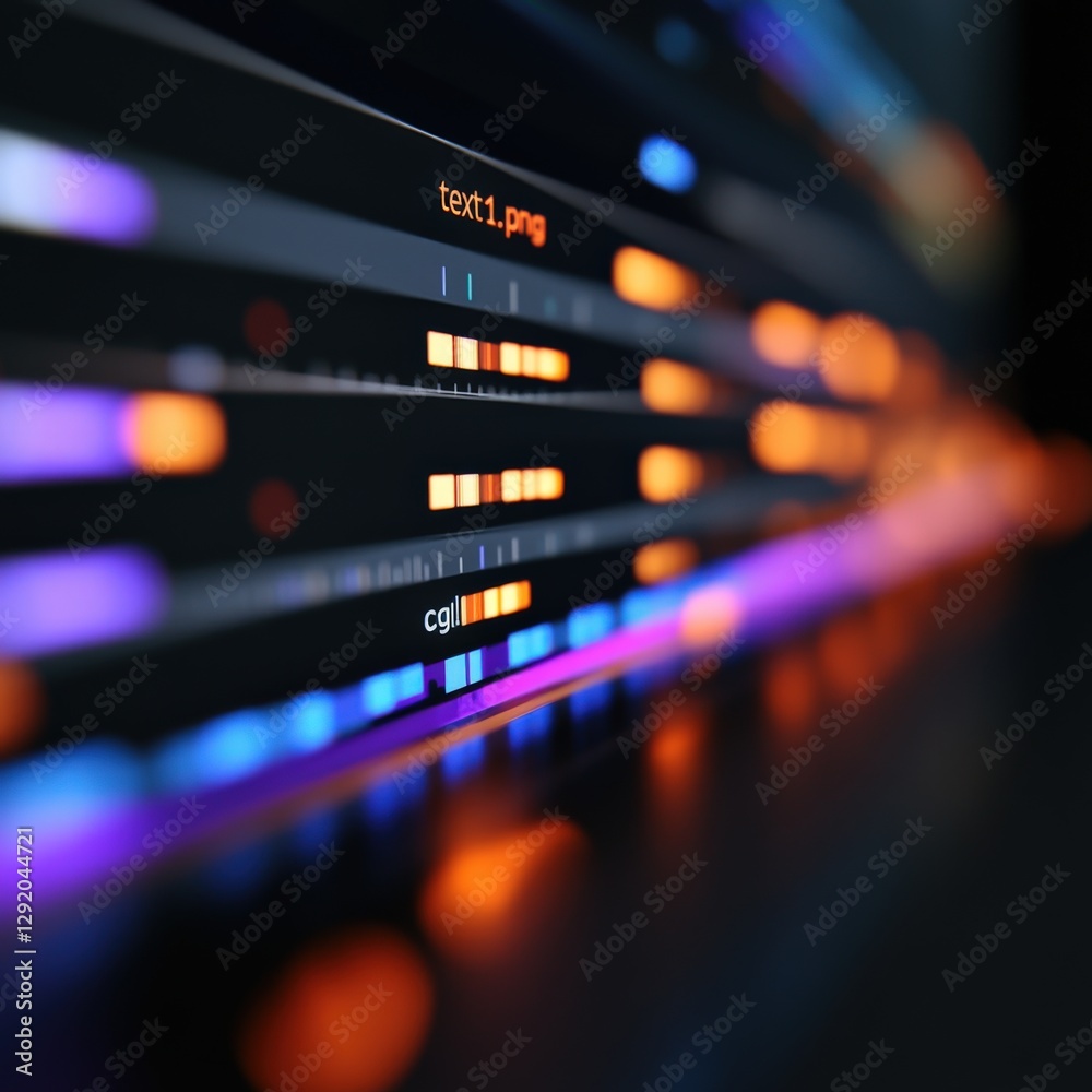 abstract data visualization with colorful lines and bars abstract data visualization with colorful lines and bars