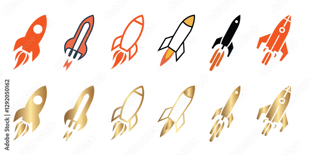 Dynamic Rocket Icons Bold & Futuristic Spacecraft Designs
Dynamic Rocket Icons Bold & Futuristic Spacecraft Designs