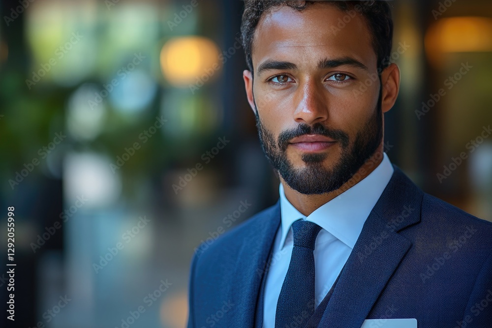 Portrait of a handsome, well-dressed man. Ideal for business, finance, or success themes. Portrait of a handsome, well-dressed man. Ideal for business, finance, or success themes.