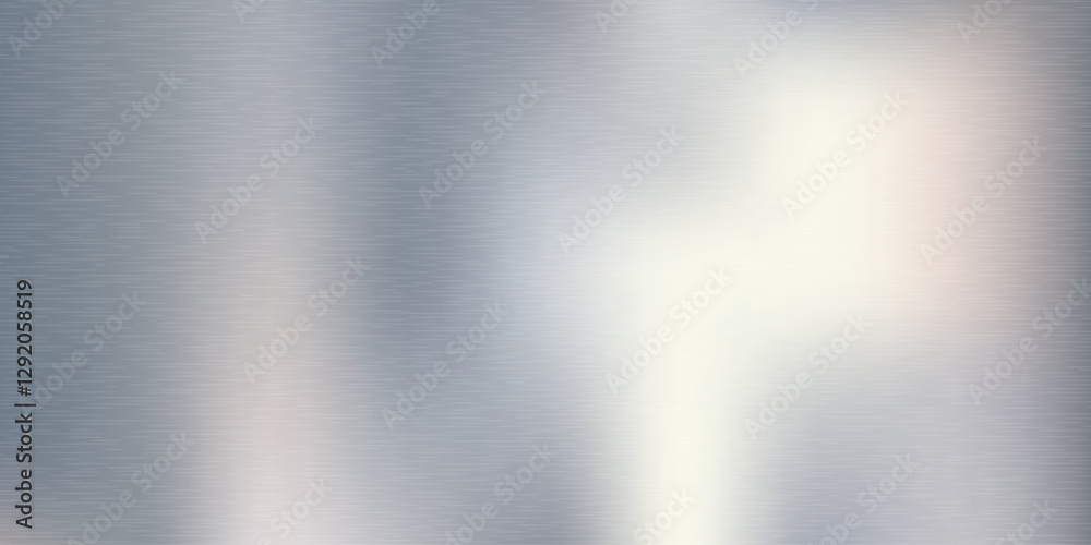 Aluminum polished silver textured background. Silver gradient and metallic texture effect. Metal silver wallpaper. Vector illustration