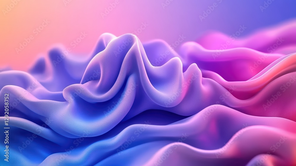 Obraz premium Colorful wavy background design with vibrant patterns suitable for various creative projects and applications