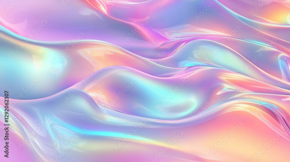 Obraz premium glossy 3d aurora