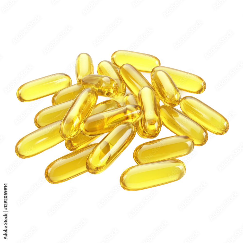 Exploring health benefits of omega-3 softgels nutritional supplements wellness industry laboratory setting close-up view