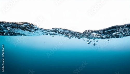 isolated texture of water surface side view