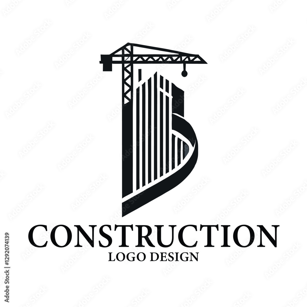 Obraz premium Construction Vector Logo Design