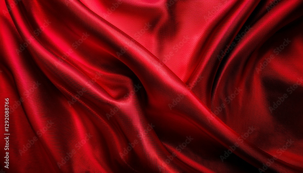 Obraz premium red silk texture cloth background