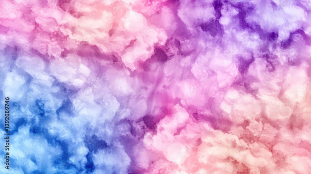 Fototapeta premium Colorful cloud background with vibrant hues and texture for creative design and artistic projects