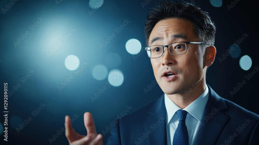 professional man giving presentation in business suit professional man giving presentation in business suit