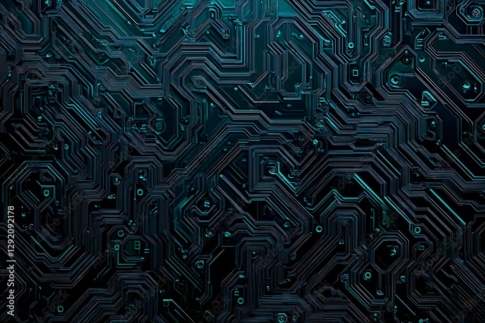 Abstract close-up of a glowing blue digital circuit board, showcasing intricate connections and technological design on a black background.
Abstract close-up of a glowing blue digital circuit board, showcasing intricate connections and technological design on a black background.