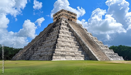 Mayan Pyramid, Mexico, Landscape, History, Tourism photo