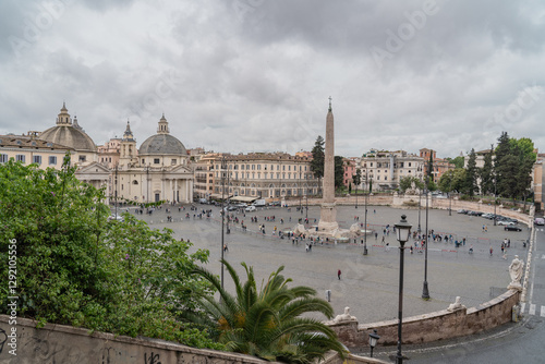 Canvas Print The city of Rome with all the beautiful buildings and streets.