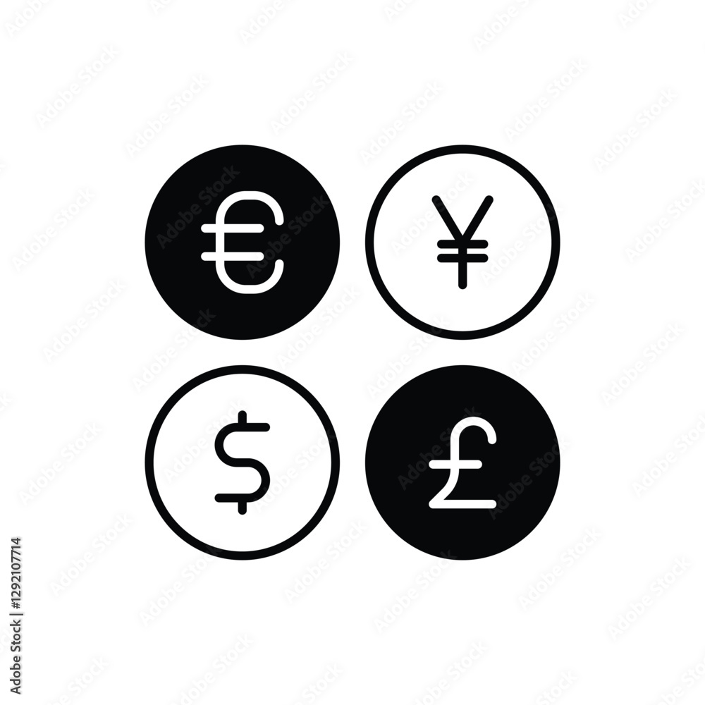 Coins Vector icon Coins Vector icon
