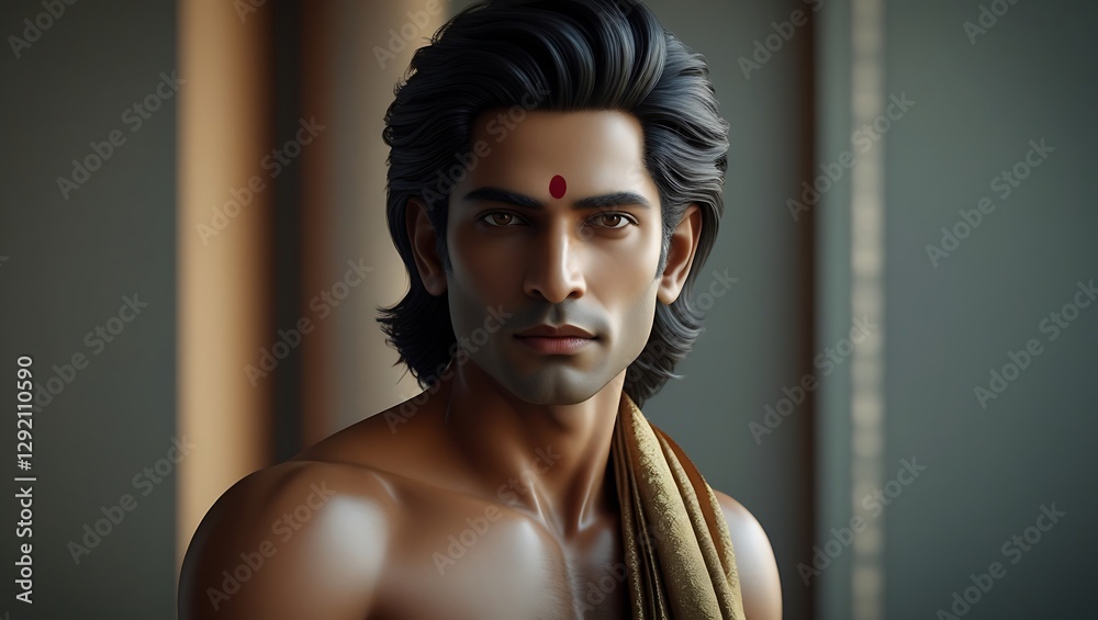 portrait of a young indian man portrait of a young indian man