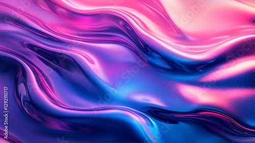 Abstract pink blue liquid wave texture background.