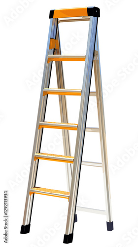 Ladder stair clipart Cartoon of ladders stairs vector icon for web design isolated on white background