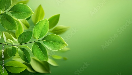 green leaves on the green backgrounds