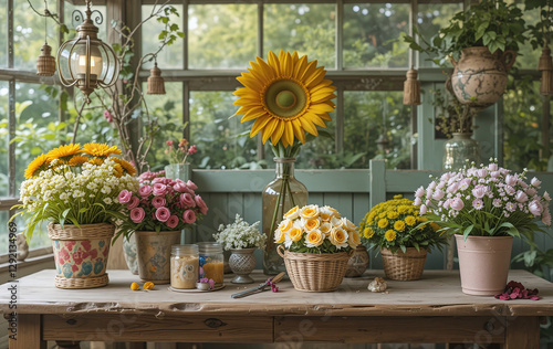 flower, flowers, bouquet, decoration, wedding, vase, food, table, still life, arrangement, autumn, garden, nature, orange, yellow, celebration, decor, fruit, color, floral, spring, wood, event, leaf, 