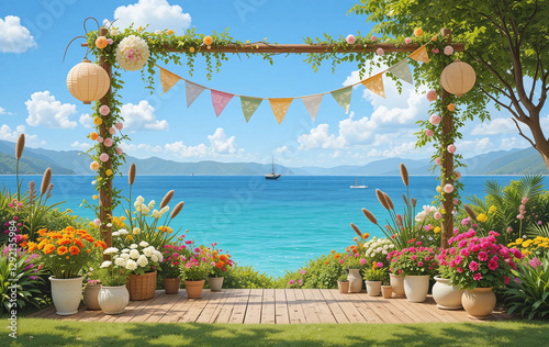 flower, flowers, bouquet, decoration, wedding, vase, food, table, still life, arrangement, autumn, garden, nature, orange, yellow, celebration, decor, fruit, color, floral, spring, wood, event, leaf, 