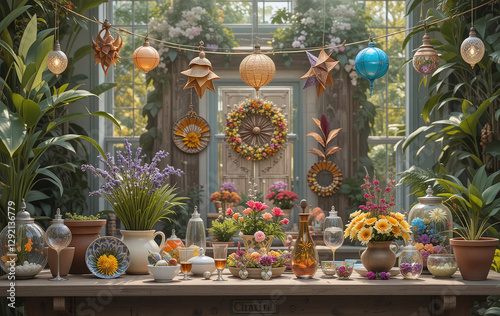 flower, flowers, bouquet, decoration, wedding, vase, food, table, still life, arrangement, autumn, garden, nature, orange, yellow, celebration, decor, fruit, color, floral, spring, wood, event, leaf, 