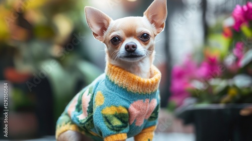 Chihuahua Fleece Sweater, dog fashion, 16:9 photo