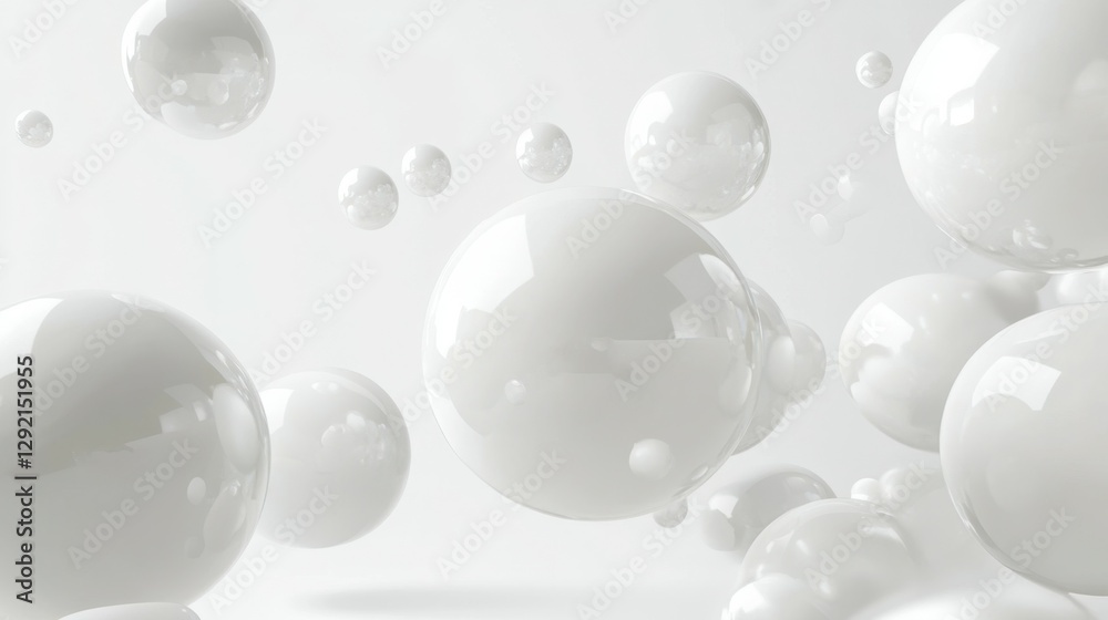 Wide White Background 3d illustration Wide White Background 3d illustration