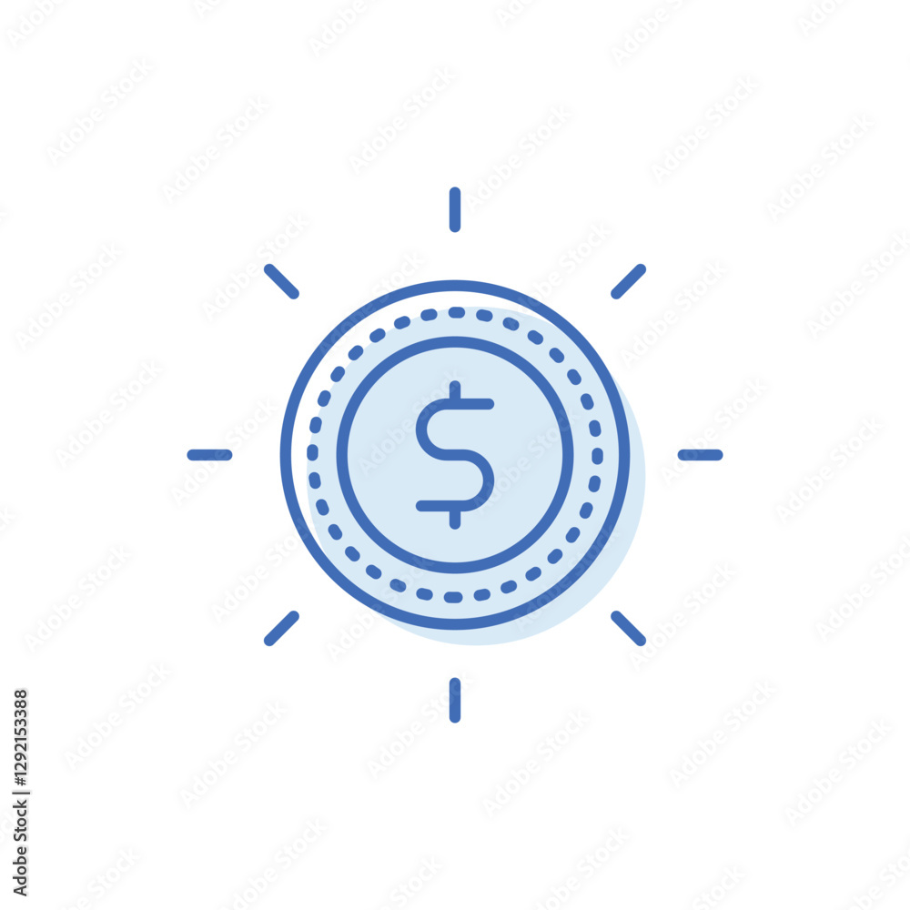 Dollar Vector icon Dollar Vector icon