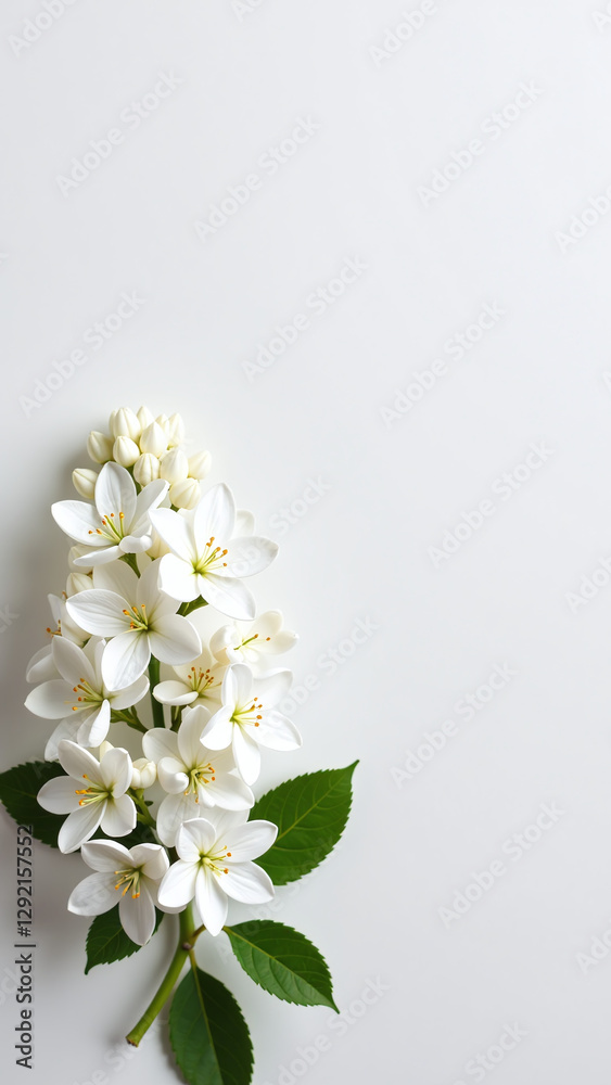 white lilac flower background space text design white lilac flower background space text design