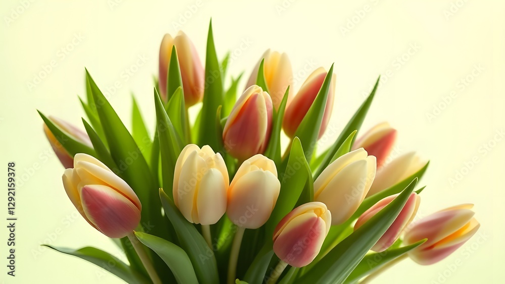 Radiant Tulip Bouquet Minimalistic Elegance in Soft Daylight Radiant Tulip Bouquet Minimalistic Elegance in Soft Daylight