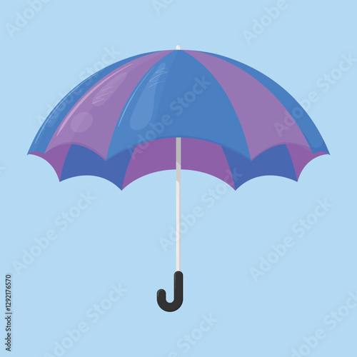 Umbrella cartoon illustration vector. rain umbrella icon vector. umbrella protection vector