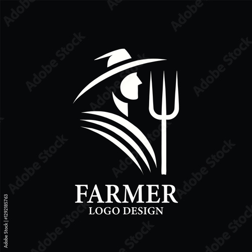 Farmer Vector Logo Design