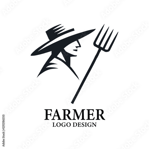 Farmer Vector Logo Design