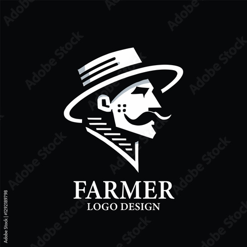 Farmer Vector Logo Design