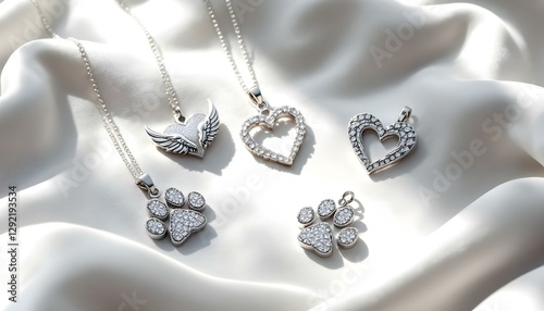 Elegant Silver Heart Jewelry Collection