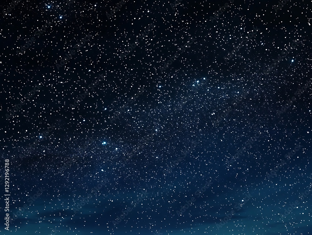 Fototapeta premium Night sky with stars and constellations