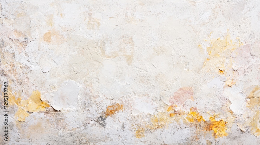 Obraz premium Abstract textured background with soft white and yellow hues, ideal for design and art projects
