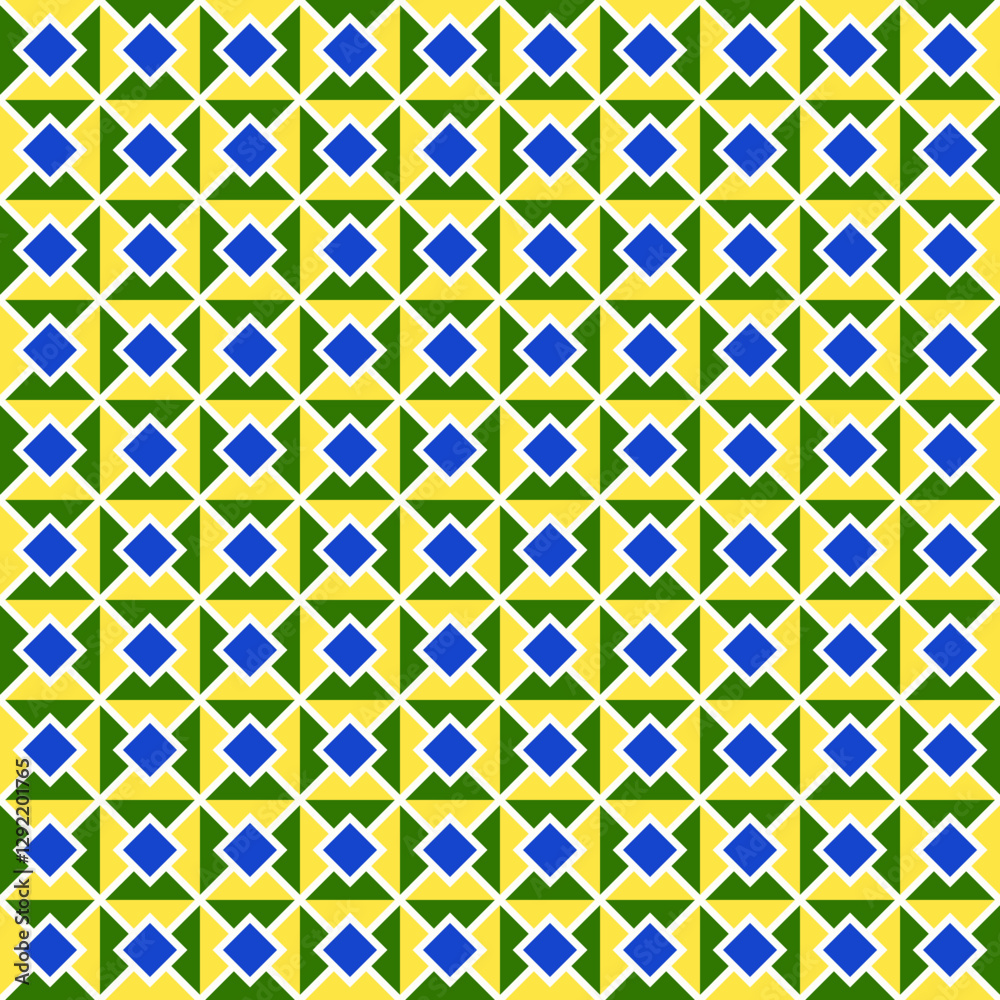 Brazilian Tiles Geometric Pattern Modern Shapes Background Brazilian Tiles Geometric Pattern Modern Shapes Background