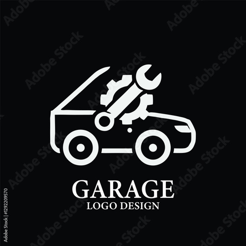 Garage Vector Logo Design