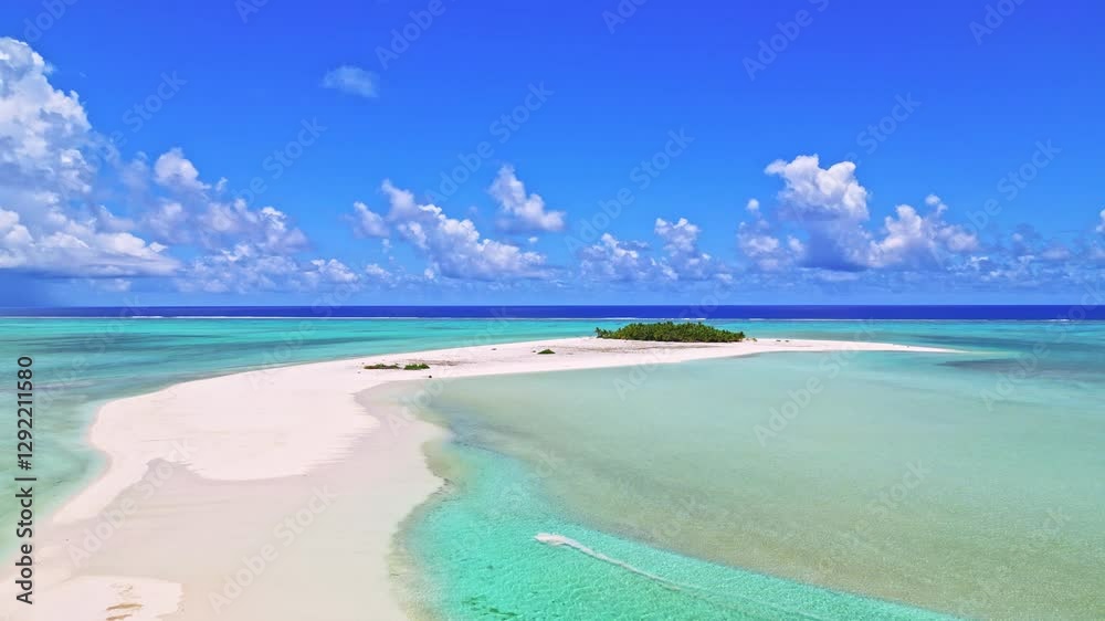 Aerial Romance: Aitutaki's Lagoon and Honeymoon Island Aerial Romance: Aitutaki's Lagoon and Honeymoon Island