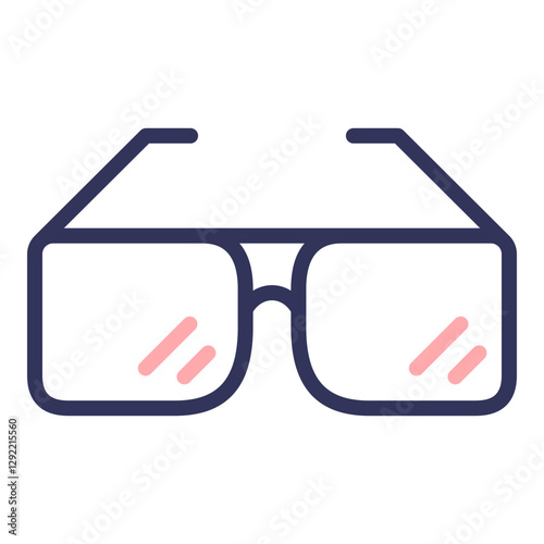 Eye glasses icon