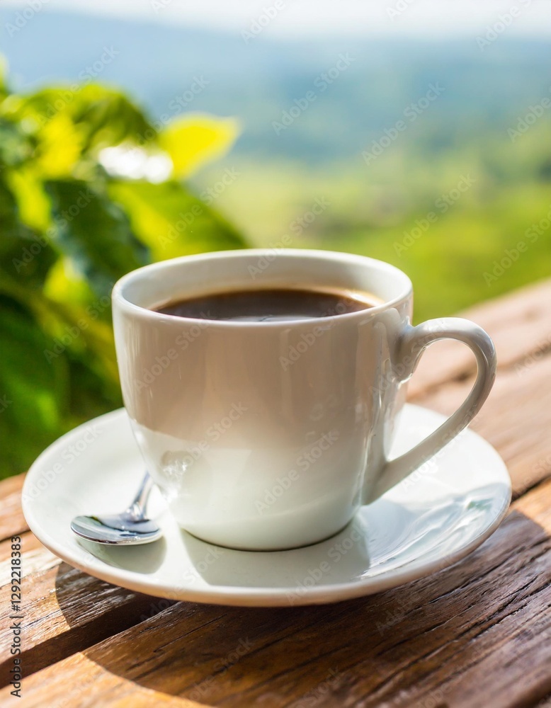 Coffee Cup with Aromatic Brew – Natural, Robusta, Arabica, Refreshing Morning Break, Breakfast Coffee, Energy Boost Coffee Cup with Aromatic Brew – Natural, Robusta, Arabica, Refreshing Morning Break, Breakfast Coffee, Energy Boost