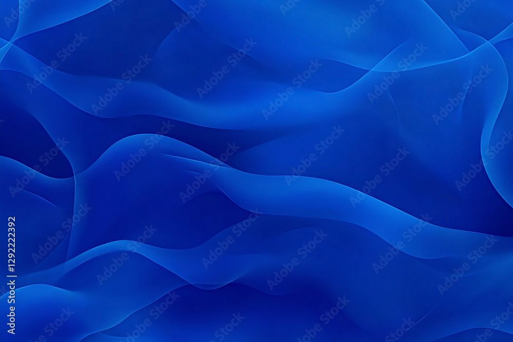 Obraz premium Abstract blue waves creating a serene and calming background for various uses
